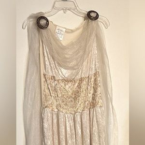 Women’s Halloween Goddess Costume with Head Attire